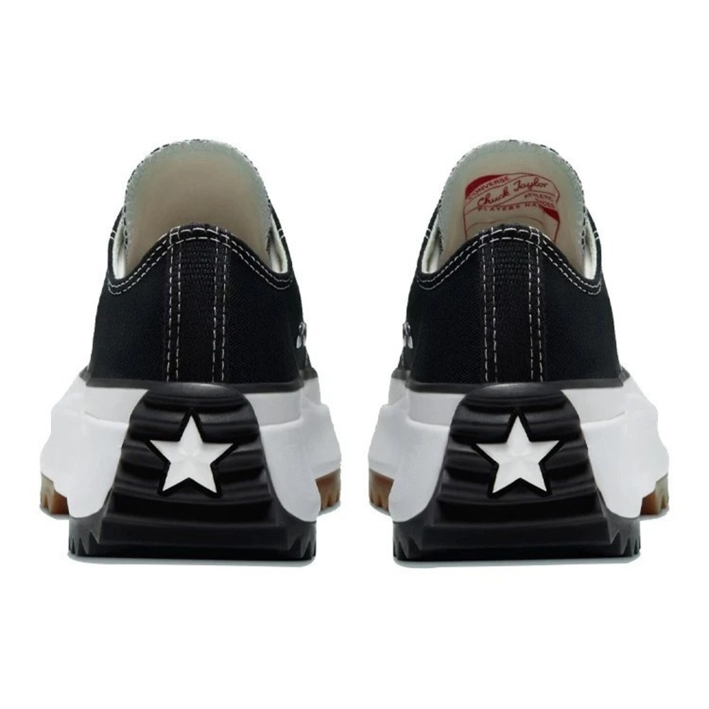Converse Run Star Hike Womens 9.5 Mens 8 Black/White Platform Low Top Sneakers - Picture 5 of 6
